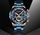 Relogio Masculino Azul Cronografo 8355 5