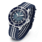 Relogio Masculino Esportivo Azul Automatico C8239 1