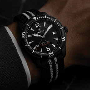 Relogio Masculino Esportivo Preto Automatico CADISEN C8239 2