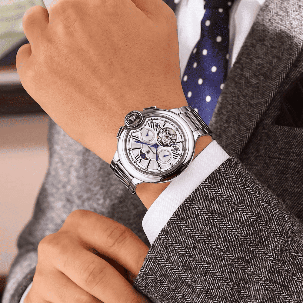 Relogio_Masculino_Prata_Branco_Automatico_Tourbillon_8