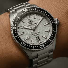 Relogio Masculino Prata Branco Mecanico ADDIESDIVE AD2059 2