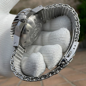 Relogio Masculino Prata Preto Mecanico STEELDIVE 25000M 5