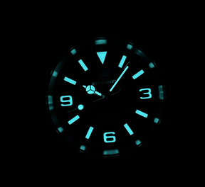 Relogio Masculino Prata Preto Mecanico STEELDIVE Retro King 6