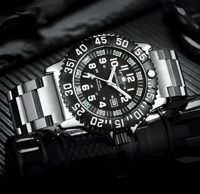 Relogio Masculino Prata Preto Quartzo ADDIESDIVE Navy Seal 3