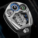 Relogio Masculino Prata Quartzo Motor Racing Sport 2