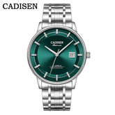 Relogio Masculino Prata Verde Automatico CADISEN C8175 1