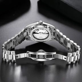 Relogio Masculino Prata Verde Mecanico CADISEN C8185MRRL 8