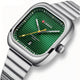 Relogio Masculino Prata Verde Quartzo 8460 6