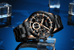 Relogio Masculino Preto Cronógrafo CURREN 8355 4