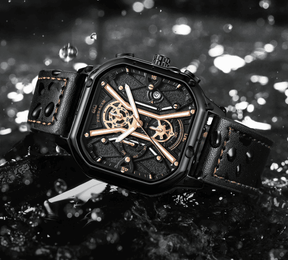 Relogio Masculino Preto Quartz POEDAGAR 922 5