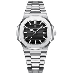 Relogio Masculino Preto Quartz POEDAGAR Deluxe 1