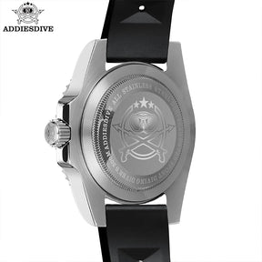 Relogio Masculino Pulseira de Silicone Preto Quartzo ADDIESDIVE Waffle 7