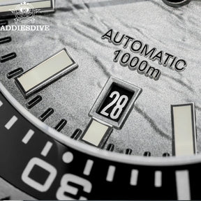 Relogio Mecanico ADDIESDIVE Meteorite Branco 1000m 3