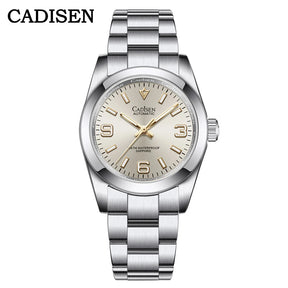 Relogio Mecanico CADISEN Dress Watch Tiffany Gold 1
