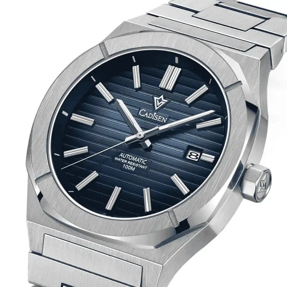 Relogio Mecanico Masculino Blue Heritage frente 4