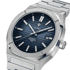 Relogio Mecanico Masculino Blue Heritage frente 4