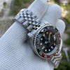 Relogio Mecanico Masculino GMT Watch V2 Black Red de lado