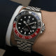 Relogio Mecanico Masculino GMT Watch V2 Black no pulso