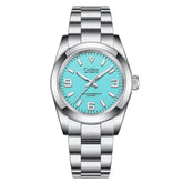 Relogio Mecanico Masculino Silver Blue Midnight Explorer 1