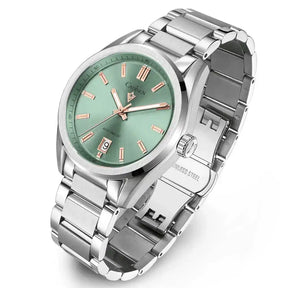 Relogio Mecanico Masculino Silver Green Legacy Classic 4