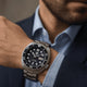 Relogio Mecanico Masculino Turtle V2 Silver Black no pulso