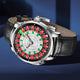 Relogio Mecanico Roulette Royale Black Silver 3
