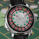 Relogio Mecanico Roulette Royale Black Silver frente 5