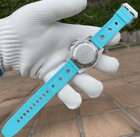 Relogio Mecanico STEELDIVE Submariner Homage Turquoise Blue 4