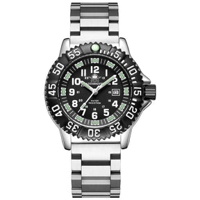 Relogio Quartz ADDIESDIVE Navy Seal Silver 1