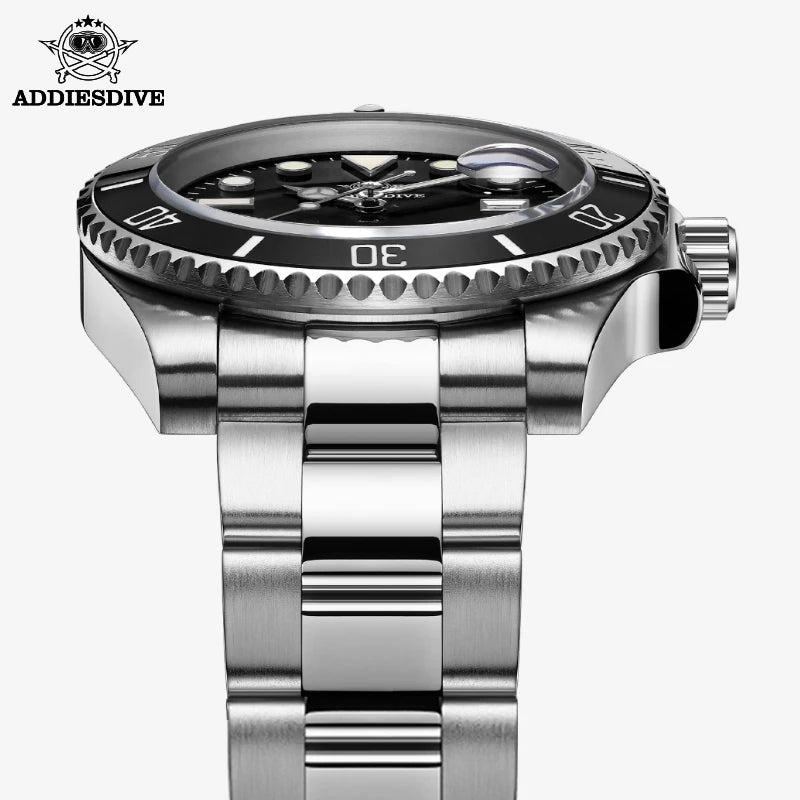 Relógio Quartz ADDIESDIVE Submariner Black 3