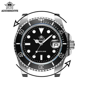 Relógio Quartz ADDIESDIVE Submariner Black 4