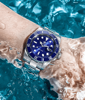 Relógio Quartz ADDIESDIVE Submariner Blue 4