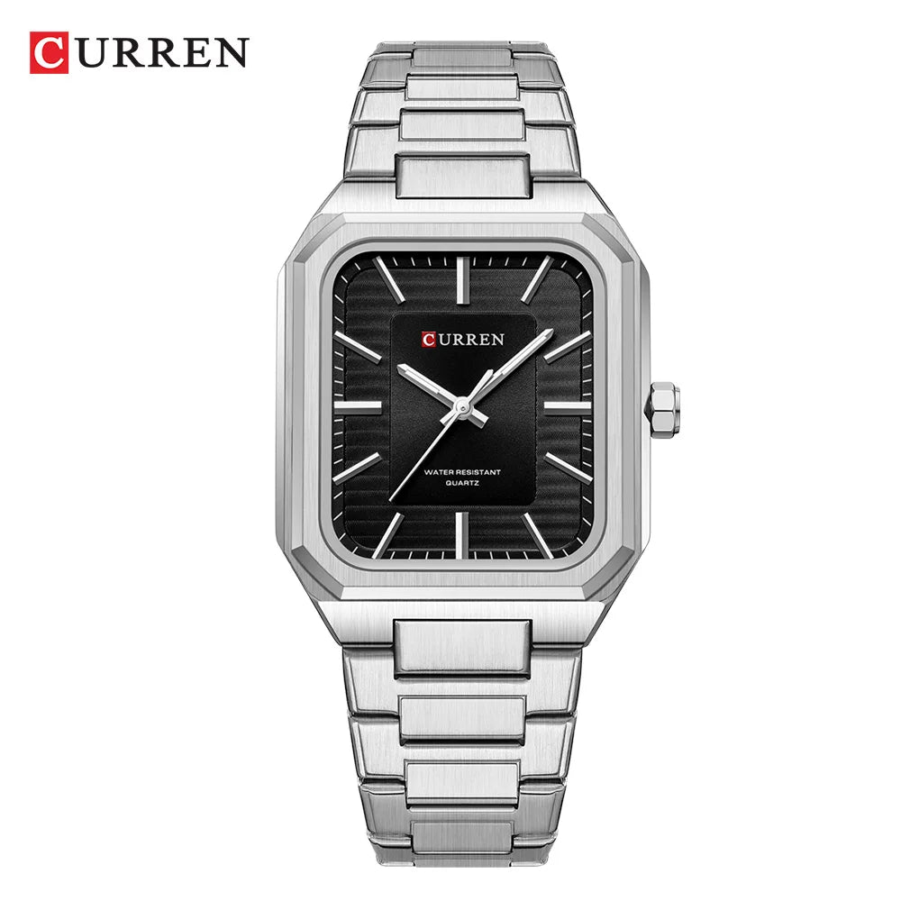Relogio Quartz CURREN Cartier Look-Alike Black 1