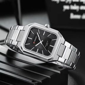 Relogio Quartz CURREN Cartier Look-Alike Black 3