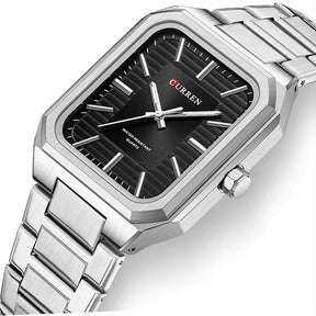 Relogio Quartz CURREN Cartier Look-Alike Black 5