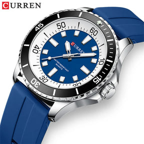 Relógio Quartz CURREN Sport Blue Eraser 3