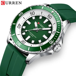 Relógio Quartz CURREN Sport Green Eraser 3