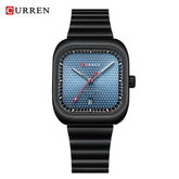 Relogio Quartz CURREN Square with Bracelet Blue 1