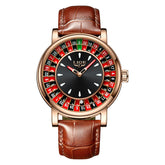Relógio Quartz LIGE Casino Royale Rose Gold 1