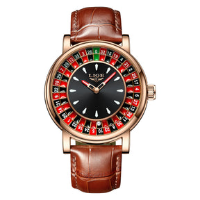 Relógio Quartz LIGE Casino Royale Rose Gold 1