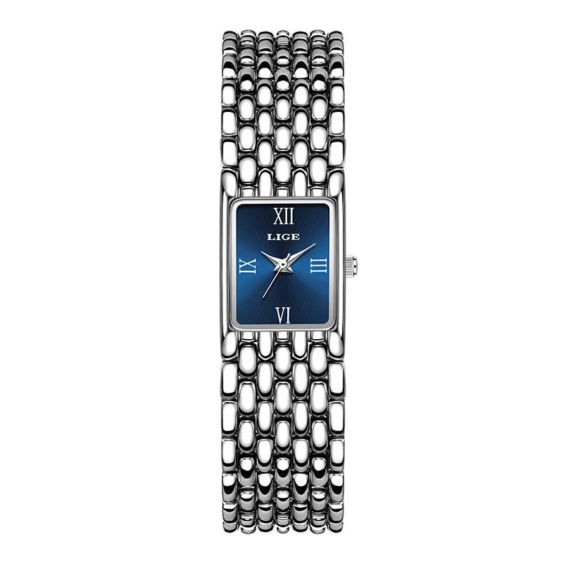 Relógio Quartz LIGE Feminino Blue 1