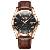 Relogio Quartz LIGE Luxo 1