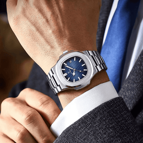 Relógio Quartz POEDAGAR Deluxe Azul 1