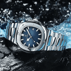 Relógio Quartz POEDAGAR Deluxe Azul 4