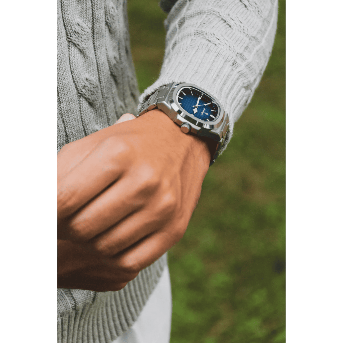 Relogio Quartz POEDAGAR Deluxe Azul 5