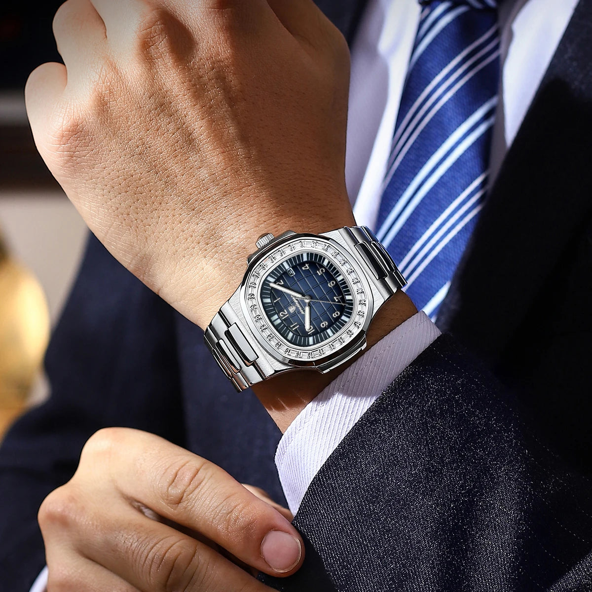 Relogio Quartz POEDAGAR Diamond Bezel 2