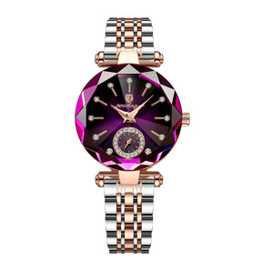 Relogio Quartz POEDAGAR Feminino Diamond 1