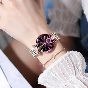 Relogio Quartz POEDAGAR Feminino Diamond 4