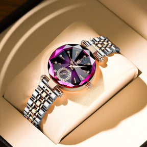 Relogio Quartz POEDAGAR Feminino Diamond 5