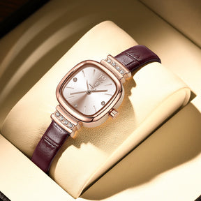 Relogio Quartz POEDAGAR Feminino Square 4